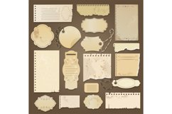 Scrapbooking ripped old papers Product Image 1