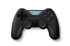 Joystick. Realistic gamepad, 3D play console for control gam Product Image 1