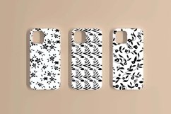 Black &amp; White Floral V04 Seamless Patterns Collection Product Image 4