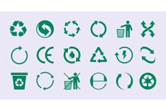 Renew circles. Diversity images recycle round icons save nat Product Image 1