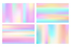 Cosmic style hologram backgrounds Product Image 1