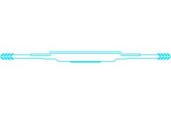 Futuristic frame. Cyberpunk HUD screen Product Image 1