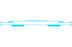 Futuristic frame. Cyberpunk HUD screen Product Image 1