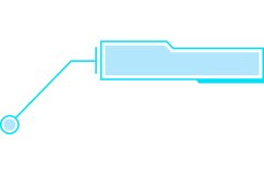 Futuristic frame. Cyberpunk HUD screen Product Image 1