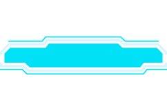 Futuristic frame. Cyberpunk HUD screen Product Image 1