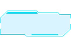 Futuristic frame. Cyberpunk HUD screen Product Image 1