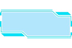 Futuristic frame. Cyberpunk HUD screen Product Image 1