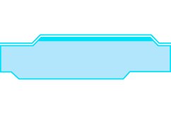 Futuristic frame. Cyberpunk HUD screen Product Image 1