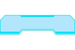 Futuristic frame. Cyberpunk HUD screen Product Image 1