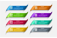 Brochure tabs infographic elements Product Image 1