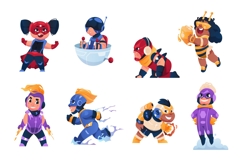 superhero, child, kid, super, hero, vector, boy, girl, costu Product Image 1