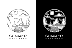 Summer Holiday Travel Line Art Product Image 1