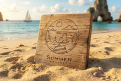 Summer Holiday Travel Line Art Product Image 3