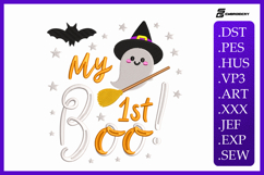 My 1st Boo Halloween Machine Embroidery Designs Product Image 1