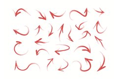 Arrows collections. Grunge graffiti direction arrows round a Product Image 1