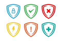 Security Status Icons for Digital Protection Product Image 1