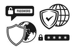 Security Concept with Digital Password Protection Product Image 2