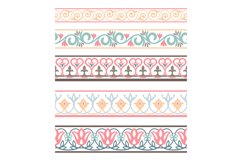 Russian seamless borders. Slavic ornament horizontal seamles Product Image 1