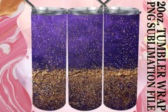 Sparkling Leopard Pattern Tumbler Graphic: Sublimation - 20o Product Image 1
