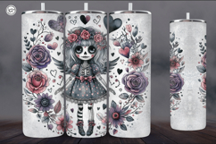 4 Zombie Doll Tumbler Wrap Sublimations, 20 oz Product Image 3