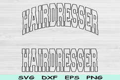 Hairdresser Svg Cut Files, Hairdresser Png, Cosmetology Svg Product Image 1