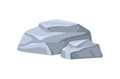 Garden stone. Rock stones pile, design rocked out, cartoon v Product Image 1