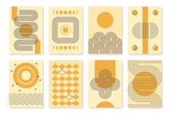 Mid century art covers. Bohemian design, boho style artwork. Product Image 1
