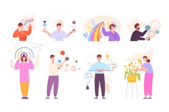 Mbti. Person psychology type, creative people different mind Product Image 1