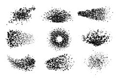 Particles burst. Shatter shapes, destructive triangles parti Product Image 1