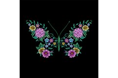 Beautiful floral butterfly. Pretty gardening flowers, shirt Product Image 1