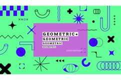 Memphis background. Abstract modern geometric hipster cover Product Image 1