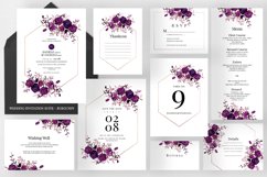 Wedding Invitation Suite - Burgundy Product Image 1