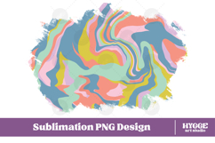 Retro Background Png Fluid Marble Paper Sublimation Splash Product Image 1