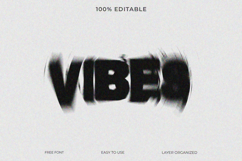 Gritty Motion Blur Text Effect Template Product Image 1