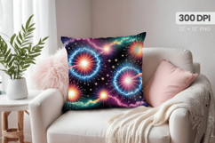 Happy New Year PNG Pillow, Festive New Year&#039;s Eve 2026 PNG Product Image 1