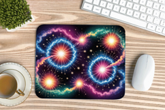 Happy New Year PNG Mouse Pad,Festive New Year's Eve 2026 PNG Product Image 1