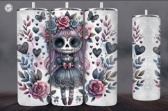4 Zombie Doll Tumbler Wrap Sublimations, 20 oz Product Image 4