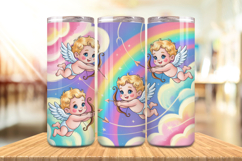 Valentine’s Day Cupid &amp; Arrows Tumbler Wrap PNG Big Bundle Product Image 8