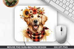 Dog Mouse Pad Sublimation, Animals Mouse Pad PNG Design Product Image 1