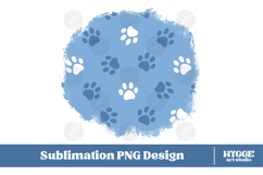 American 4th of July Cat Dog Paw Background Png DTF Bundle Product Image 8