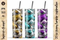 20 Oz Abstract Skinny Tumbler Bundle 6.6 Packs In One Product Image 2