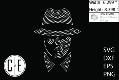 Gentleman Rhinestone Template Product Image 1