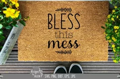 Bless this mess svg, Farmhouse svg Product Image 4