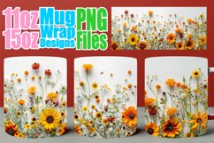 Fresh Floral Sublimation Mugs - 11oz &amp; 15oz Enchantment Product Image 1