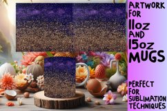 Blossom Leopard Glitter Mug Sublimation Product Image 1