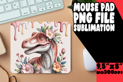 Bright Desk Pad Sublimation Ideas, Cute Dino Product Image 1