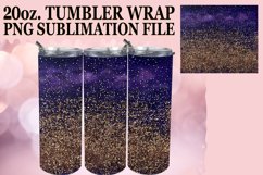 Glamorous Leopard Pattern Tumbler Wrap: Sublimation - 20oz Product Image 1