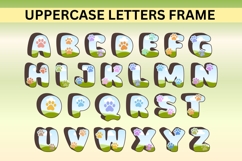 Purr &amp; Paw Canva Alphabet Frame Product Image 2