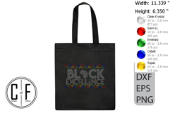 Black Excellence Rhinestone Template Product Image 3