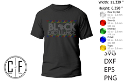 Black Excellence Rhinestone Template Product Image 2